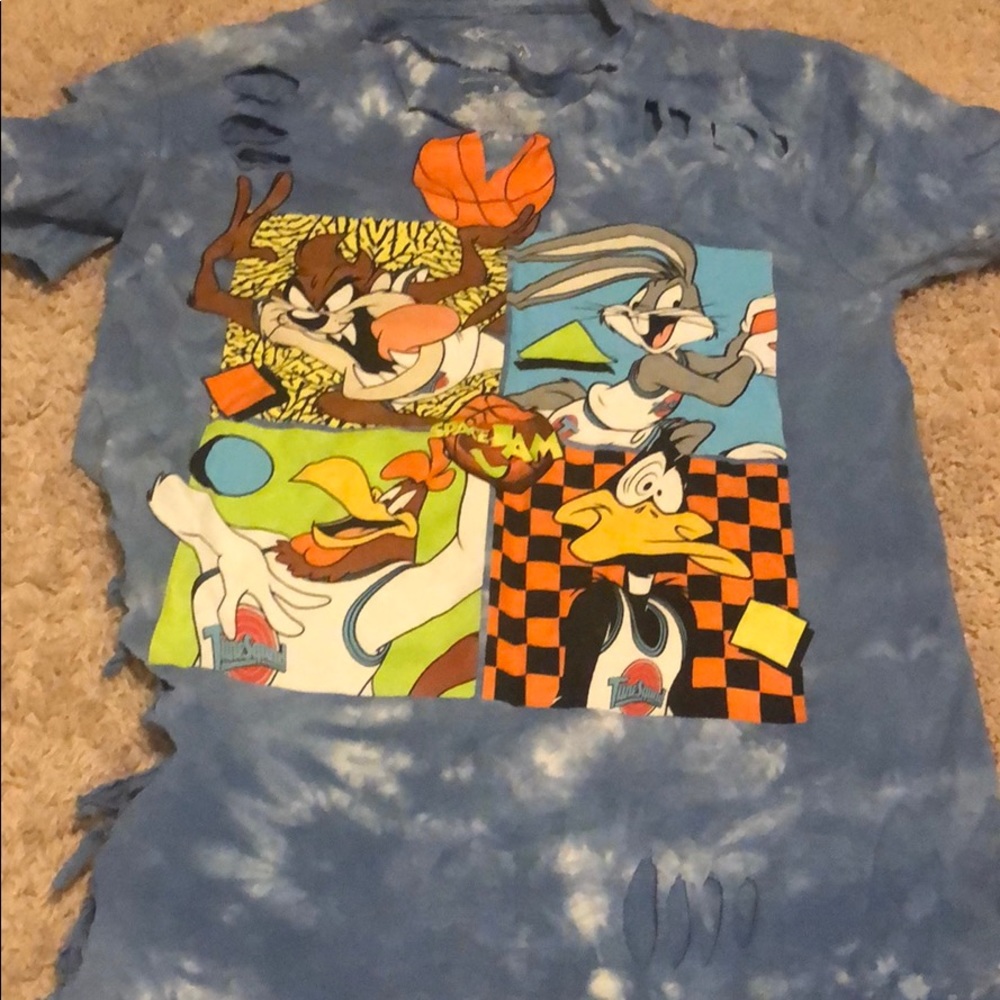 Space Jam Distressed Shirt